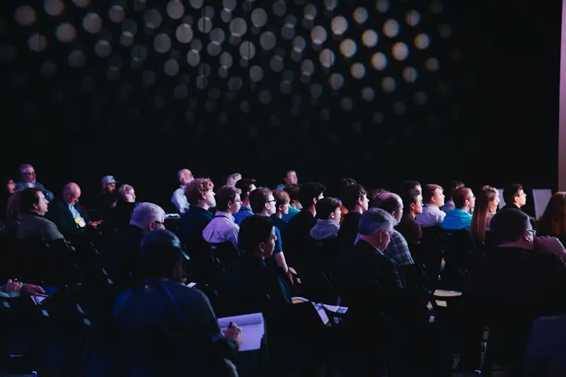 Conference audience at Evventoz event